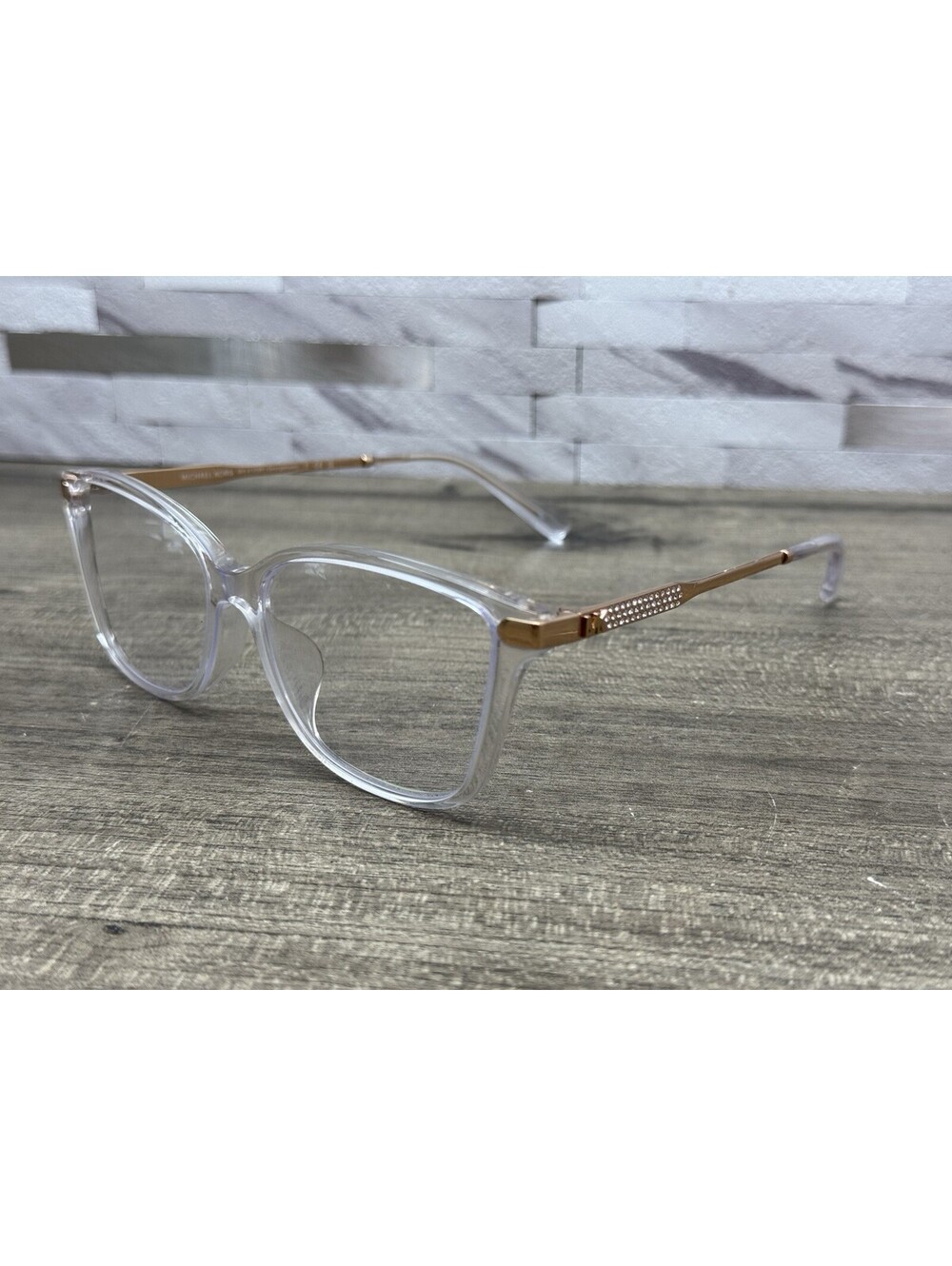 MICHAEL KORS MK 4105BF Georgetown 3999 Clear Rose Gold Eyeglasses 55-15-145